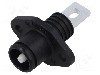 Conector alimentare DC, 1kV, 1 pini, seria ES-50A, {{Dimensiune pin}}. DEGSON ELECTRONICS - ESS-50A-06-S-BK-00