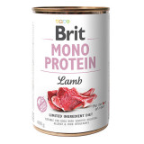 Brit Mono Protein, Miel, Conservă hrană umedă monoproteică fară cereale c&acirc;ini, (pate), 400g