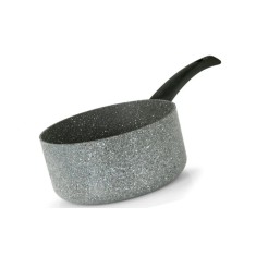 Cratita Flonal Pietra Viva cu maner pentru sosuri, 16 cm, antiaderent Magma-Tech, baza 3 mm, gaz/electric/vitroceramic