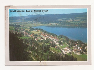 FA30-Carte Postala- ELVETIA - Malbuisson, Lac de Saint Point, circulata 1996 foto