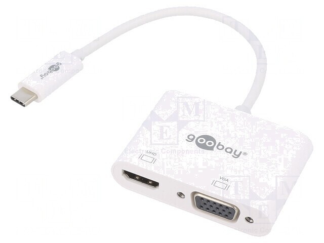 Adaptor USB 3.0 D-Sub 15pin HDMI USB C Alb