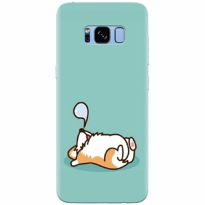 Husa silicon pentru Samsung S8, Cute Corgi foto