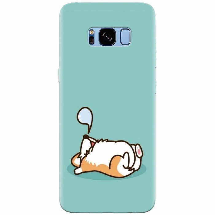 Husa silicon pentru Samsung S8 Plus, Cute Corgi