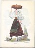 Bnk cp Italia - Costume populare - Lucania - necirculata, Printata