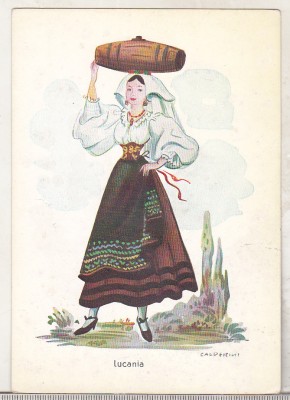 bnk cp Italia - Costume populare - Lucania - necirculata foto