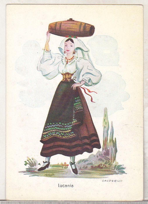 bnk cp Italia - Costume populare - Lucania - necirculata