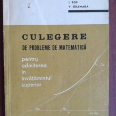 Culegere de probleme de matematica pentru admiterea in invatamantul superior- Gh. Radu, A. Corduneanu