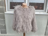 Jacheta Dama Scurta YU Paris, Blana, Marimea 40/M, Bust 110cm