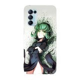 Husa compatibila cu Oppo Find X3 Lite model Tatsumaki One Punch Man, Silicon, TPU, Viceversa, Transparent, Carcasa