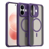 Husa pentru Xiaomi Redmi Note 17, Matte, compatibila cu MagSafe, Protectie 360, Anti-Soc, Mov