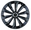 Set 4 capace roti Fame negru R16 pentru gama auto SsangYoung, Autohelix MSA