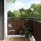 Paravan pentru balcon, maro si negru, 400x80 cm, poliratan GartenMobel Dekor