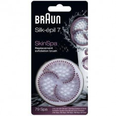 Rezerva Perie Exfoliere Braun 79 pentru epilator Silk-epil 7 Skin Spa Alb/Mov foto