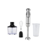 Blender vertical 3 in1 Voltz, 1500 W, 2 viteze, TURBO, lame din otel inoxidabil si capat detasabil