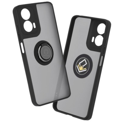 Husa pentru Motorola Moto G04 / Moto G04s / Moto G24 / Moto E14 - Techsuit Glinth - Black foto