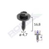 Surub Universal Fixare Negru 4.7X16.8Mm Set 10 Buc 136934 40526Z-RMX