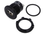 Adaptor USB A soclu, USB 2.0 Filet: M22
