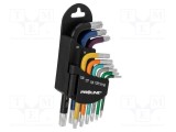 Set chei Torx PROLINE 9 piese TX10-TX50 oțel S2 cromate