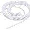Cablu spiralat alb PUR 6x0,15mm2 300V 2m