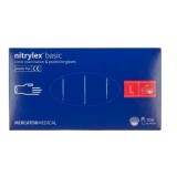 Manusi de unica folosinta nitrylex basic, L, set 100buc