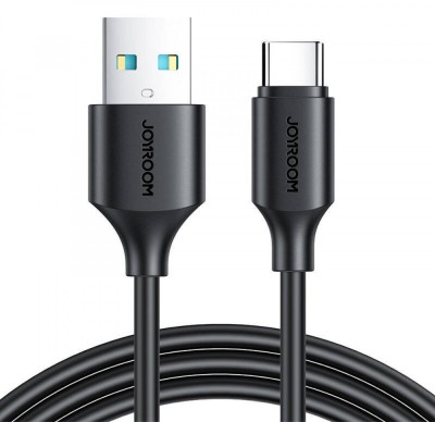 Cablu transfer date si incarcare Joyroom S-UC027A9 USB-A - USB-C 3A 2m, Negru foto
