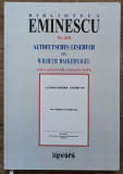 Biblioteca Eminescu nr. 410, Altdeutsches Lesebuch - Wilhelm Wackernagel