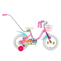 Bicicleta Copii Polar 2023 Summer - 14 Inch, Roz-Albastru foto