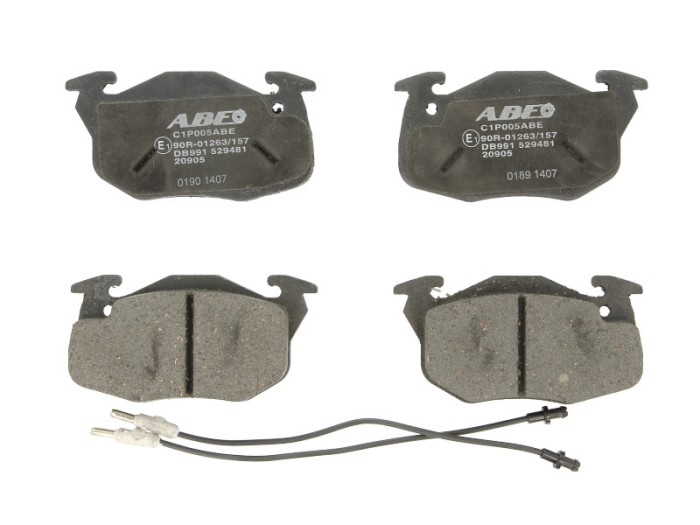 Set placute frana,frana disc PEUGEOT 106 I (1A, 1C) (1991 - 1996) ABE C1P005ABE