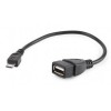 Gembird; Adapter USB Micro M la USB 2.0 F; 15 CM; &amp;quot;A-OTG-AFBM-03&amp;quot;