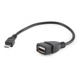 Gembird; Adapter USB Micro M la USB 2.0 F; 15 CM; &amp;quot;A-OTG-AFBM-03&amp;quot;
