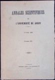 ANNALES SCIENTIFIQUES DE L'UNIVERSITE DE JASSY TOME XXI - NOVEMBRE 1935-I. BORCEA-343574