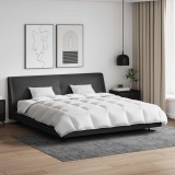 vidaXL Set de Pături cu pernă 3 pcs Alb Pene de rață 3377057