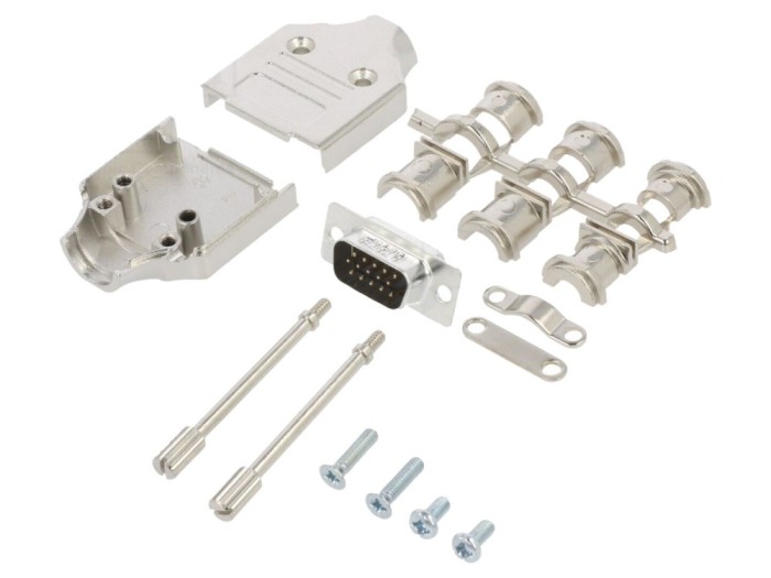 Conector D-Sub 15-Pin Gold Flash