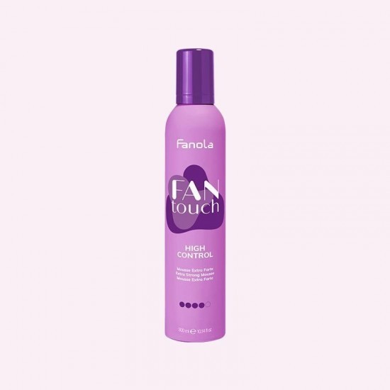 Fanola Fan Touch High Control Mousse extra puternică pentru fixare extra puternică 300 ml