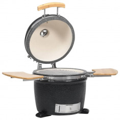 Kamado Gratar cu afumatoare din ceramica 44 cm