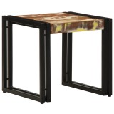 VidaXL Masă de cafea, multicolor, 40x50x38 cm, lemn masiv reciclat
