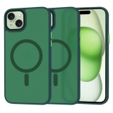 Husa pentru iPhone 15 Plus - Techsuit HaloFrost&nbsp;MagSafe Series - Midnight Green