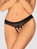 Chilot Chemeris crotchless Obsessive, Negru, XS/S