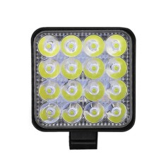 proiector led 48w cu 16 led 12v-24v alb 6000k