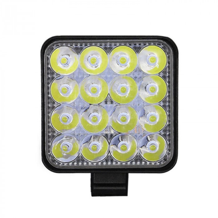 proiector led 48w cu 16 led 12v-24v alb 6000k
