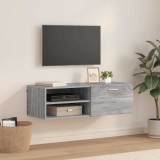 VidaXL Cabinet TV cu raft sonoma gri 100.5 x 39 x 30 cm Lemn compozit