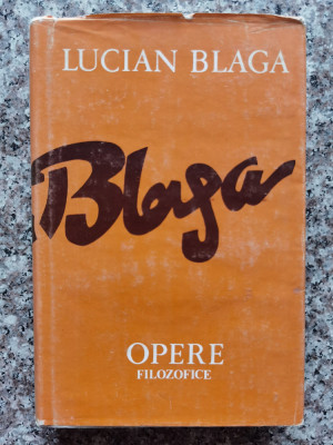 Opere Filosofice 11 Trilogia Cosmologica - Lucian Blaga ,554372 foto