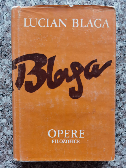 Opere Filosofice 11 Trilogia Cosmologica - Lucian Blaga ,554372