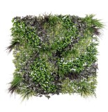 Panou plante artificiale polietilena multicolora 100x100 cm