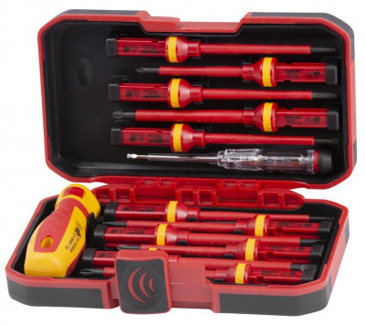 Set de șurubelnițe Strend Pro SDX61-113, VDE 12 piese + tester, electrician, 1000V foto