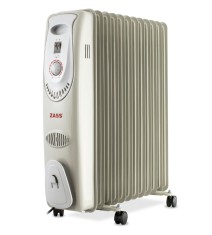 Calorifer electric Zass ZR 12C, 12 elementi, 2500W, 3 trepte, termostat - RESIGILAT