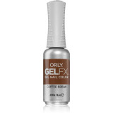 Orly Gelfx Gel unghii cu gel folosind UV / lampă cu LED culoare Coffee Break 9 ml