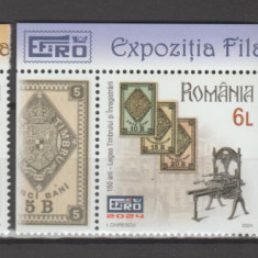 ROMANIA 2924 EXPOZITIA FILATELICA MONDIALA EFIRO - Serie 3 valori LP.2462 MNH