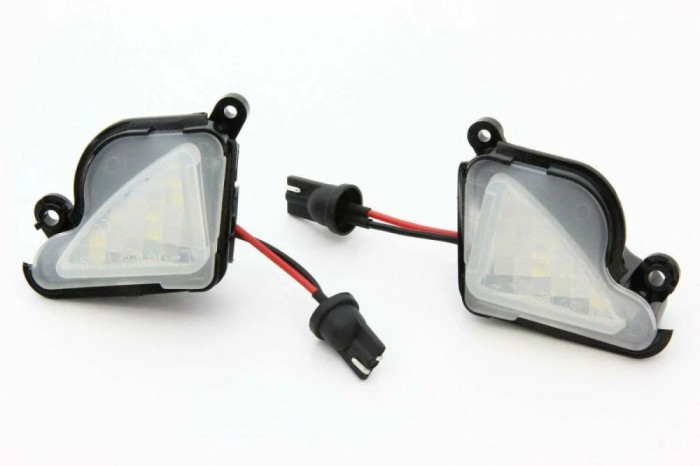 Set de 2 Lampi LED sub-oglinda (Puddle Lights) pentru Skoda Octavia 2, II 3, III Superb 2, II