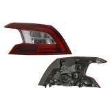 Stop spate lampa Peugeot 308, 2013-, partea dreapta, exterior, cu lumina de mers inapoi si cu suport becuri, AL (Automotive Lighting)